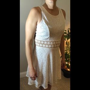 Lacey peek-a-boo summer dress